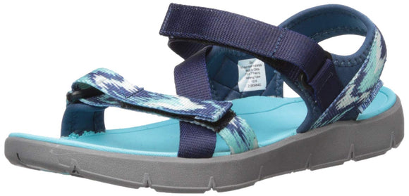 Northside Women's Kenya Sandal, Navy/Light Blue, 7 M US