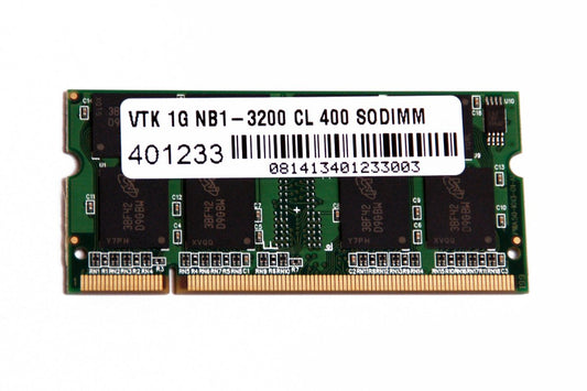 VisionTek 1GB DDR1 400 MHz (PC1-3200) CL3 SODIMM, Notebook Memory - 900644