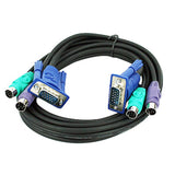 Cisco-Linksys KVM Switch Cable 3-in-1 PS2 Keyboar Mouse and VGA Male to Male