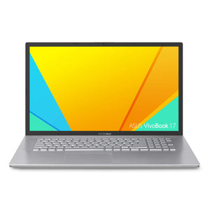 Asus Vivobook 17 F712DA Thin and Light Laptop, 17.3" HD+, Intel Core I5-8265U Processor, 8GB DDR4 RAM, 128GB SSD + 1TB HDD, Windows 10 Home, Transparent Silver, F712DA-DB51