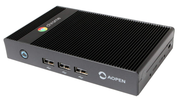 AOPEN 91.MED00.GA10 AOPEN, Chromebox Mini Media Player, Quad Core, 16GB EMMC, Chrome OS, 4GB Memory, HDMI, Wi-Fi and Bluetooth One Year Warranty