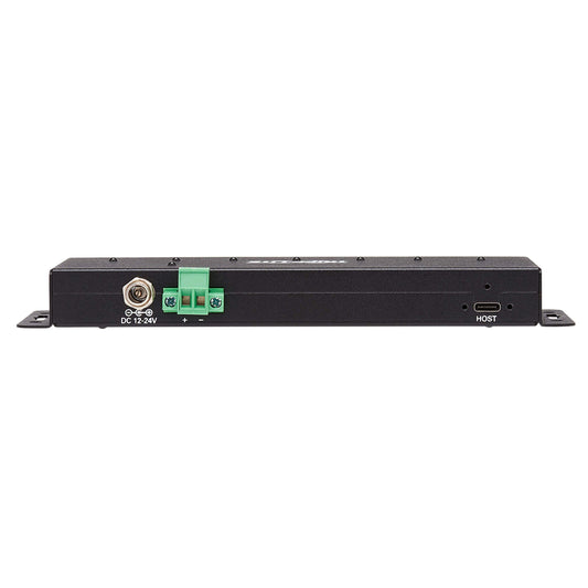 USB Hub 7-Port Industrial 4 USB-A & 3 USB C ESD Immunity Metal