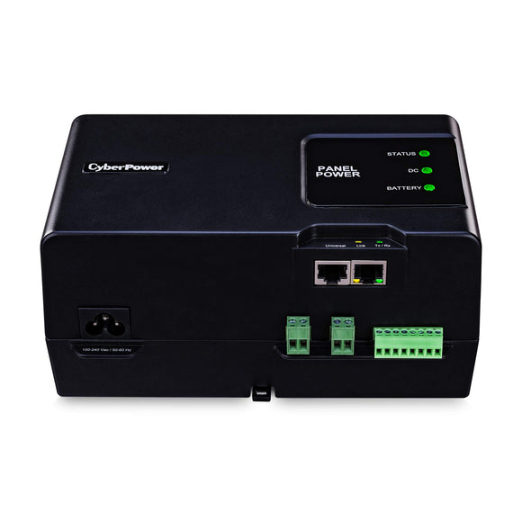 CyberPower BAS34U24V Automation System UPS Series, 14.8V/6500mAh Li-Polymer Rechargeable Battery, 3 Outlets, TS35 DIN Mount
