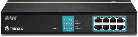 TRENDnet TPE-TG81g 8-Port Gigabit Greennet PoE Plus Switch