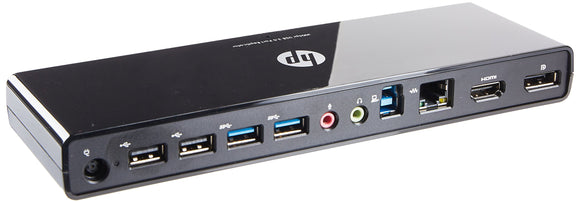 HP USB 3.0 Port Replicator Docking Station (H1L08AA#ABA)