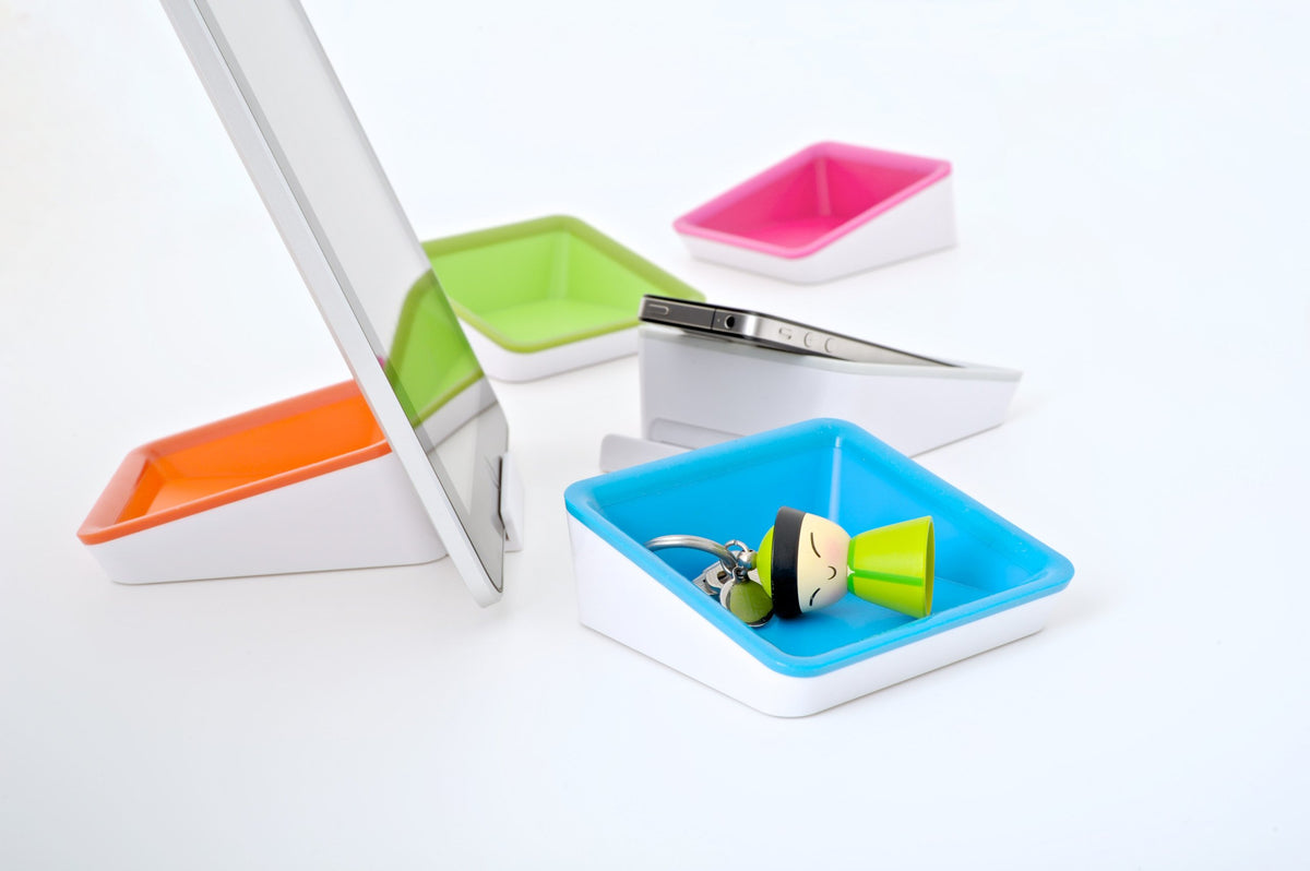Bluelounge Design Nest Organizing Stand for iPad/iPad 2 and Other Tablets (NS-WH)