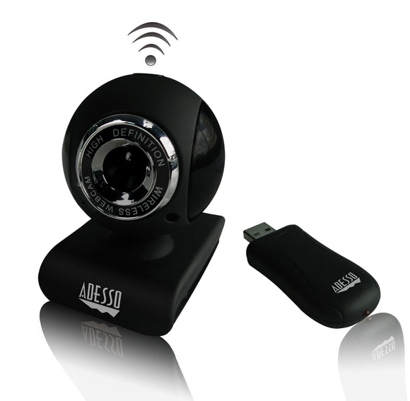 Adesso CyberTrack V10-2.4 GHz Wireless 1.3 Megapixels Webcam