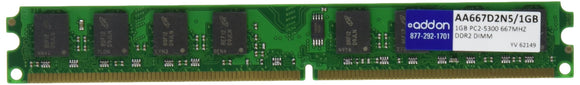 Memory Upgrade 1GB 667MHZ DDR2 PC2-5300 CL5 (AA667D2N5/1GB)