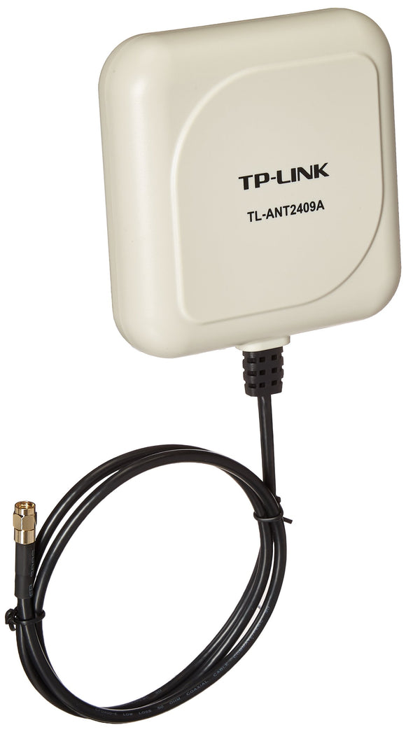 TP-Link TL-ANT2409A 2.4GHz 9dBi Directional Antenna,802.11n/b/g, RP-SMA Male connector, 1m/3ft cable