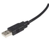 StarTech.com 1 ft USB 2.0 A to B Cable - M/M - USB cable - USB (M) to USB Type B (M) - USB 2.0 - 1 ft - black - USB2HAB1