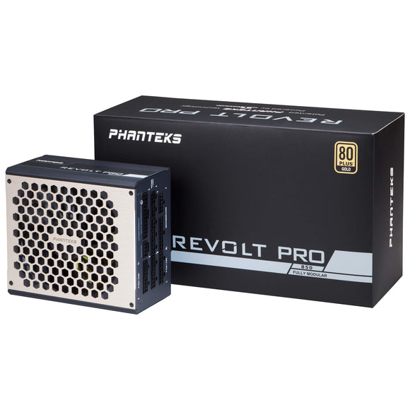 Phanteks Revolt Pro Series PH-P850GC, 80PLUS Gold, Fully Modular, Patented Power Combo Technology, 850W ATX Power Supply