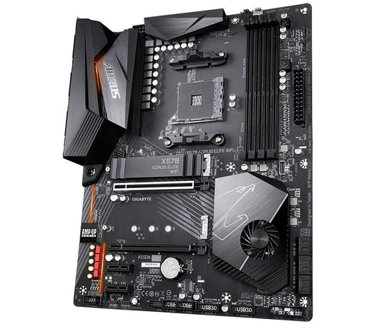 Gigabyte X570 AORUS Elite WiFi (AMD Ryzen 3000/X570/ATX/PCIe4.0/DDR4/Intel Dual Band 802.11AC WiFi/Front USB Type-C/RGB Fusion 2.0/M.2 Thermal Guard/Gaming Motherboard)