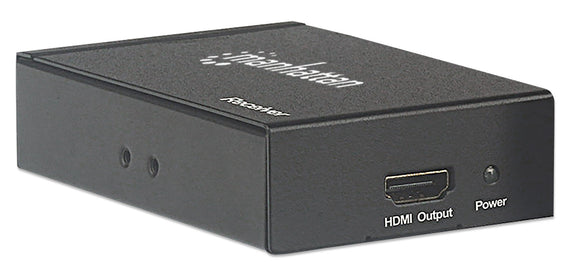 1080P HDMI Extending Receiver Unit, Receives One Input Signal from Transmitter Up to 50 M (165 ft.), Single Ethernet Cable per Receiver, Use with 207829, Black