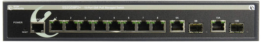 Amer.Com SS2GD8P2+ 10PORT GIG L2 POE Switch 8 POE