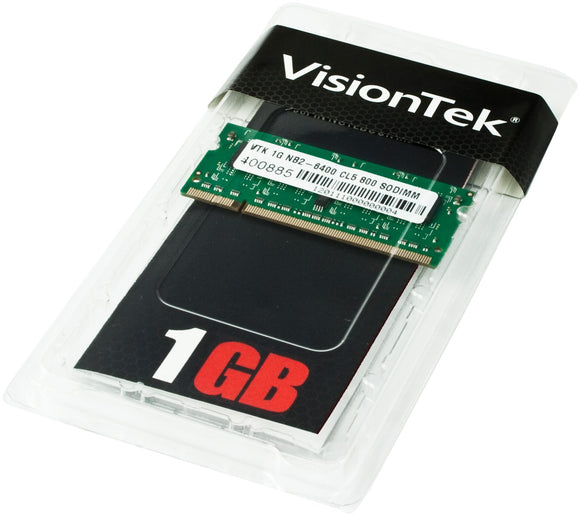 Vision Tek 1G NB2-6400 CL5 800 200-Pin DDR2 SODIMM Notebook Memory (900467)