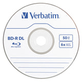 Verbatim 97237 50 GB 6X Blu-ray Double Layer Recordable Disc BD-R DL, 3-Disc Jewel Case