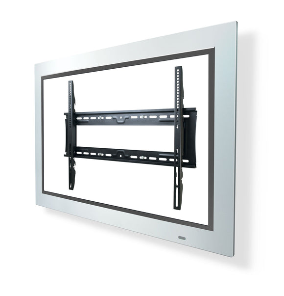 Telehook TH-3070-UF TV Wall Fixed Mount Universal VESA with Security Feature And Three Height Adjustment Levels (Black)