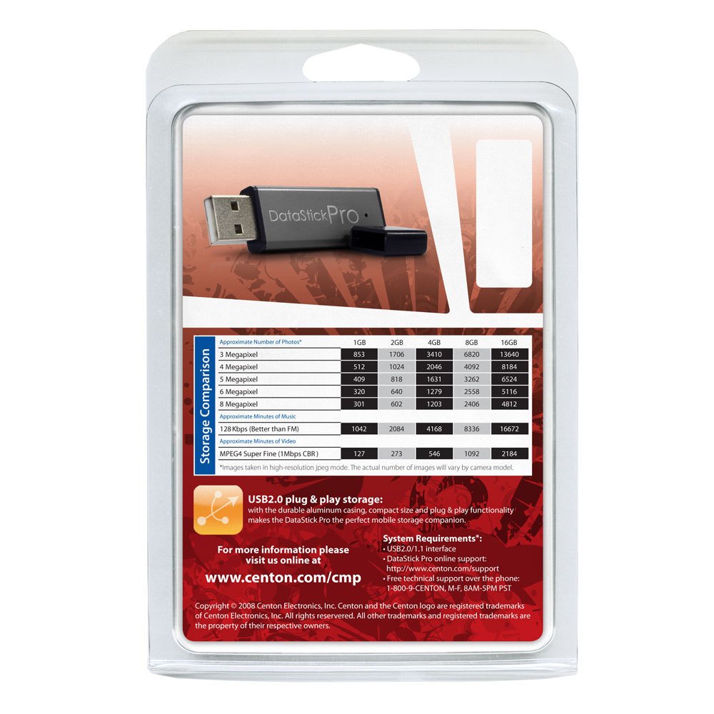 Centon 1Gb Datastick Pro Usb 2.0 Flash Drive