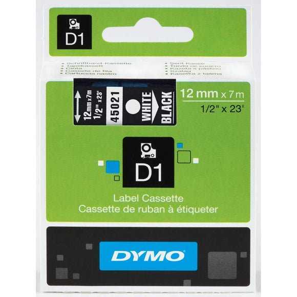 DYMO Labeling Tape, D1, Split Back, Adhesive, Easy Peel, 1/2
