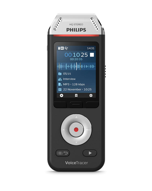 Philips Speech DVT2110 Philips DVT2110 VoiceTracer Audio Recorder Voice Recorder