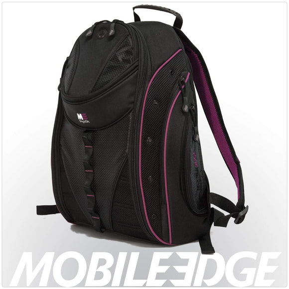 MOBILE EDGE MBLMEBPE82, 16-Inch Pc/17-Inch MacBook Express 2.0 Backpack, Lavender