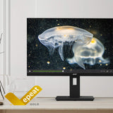 Acer B247W bmiprzx 24" Full HD (1920 x 1200) IPS Monitor - 4ms Response Time | 16:10 Aspect Ratio (Display, HDMI & VGA Ports)