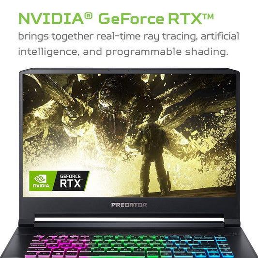 Acer Predator Triton 500, 15.6" FHD IPS 144hz, Ci7 9750H, 16GB , 512GB SSD, RTX 2070, Windows 10 English, Black
