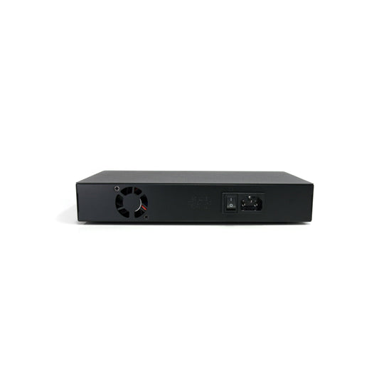 StarTech.com IES8100POE 8 Port 10/100 PSE Industrial Power Over Ethernet Switch, All 8 Ports PoE (Black)