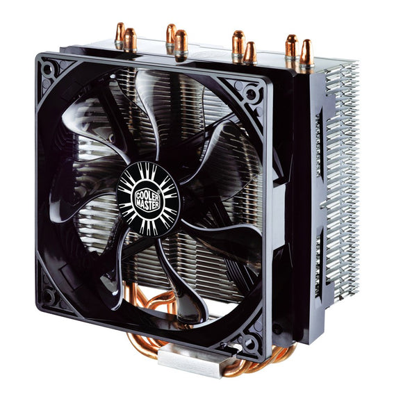 Cooler Master Hyper RR-T4-18PK-R1 CPU Cooler with 4 Direct Contact Heatpipes, Intel/AMD with AM4 Support