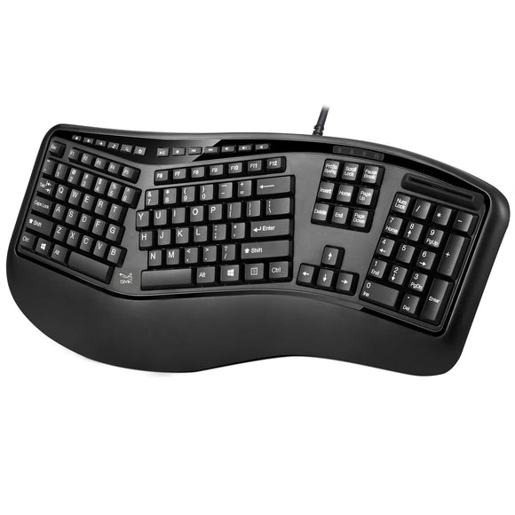 SMK-Link VP3827-TAA Ergonomic Keyboard with CAC Reader