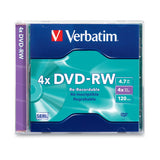 1PK DVD-RW 4X 4.7GB with Jewel Case