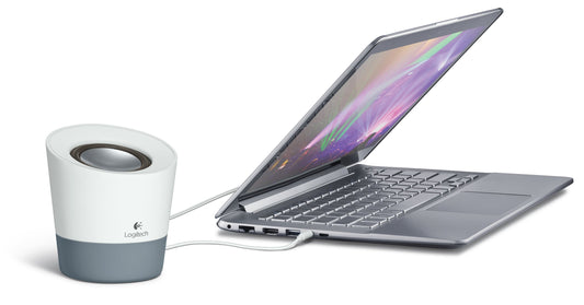 Logitech Multimedia Speaker Z50 for Smartphone, Tablet and Laptop, Grey