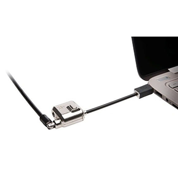 Kensington Minisaver Mobile Keyed Lock for Tablets, Ultrabooks, Laptops and Chromebooks, 2 Keys Included, Black (K67890WW)