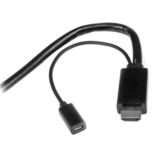 StarTech.com 2m 6 ft HDMI, DisplayPort or Mini DisplayPort to HDMI Converter Cable - HDMI, DP or Mini DP to HDMI Adapter Cable (DPMDPHD2HD)