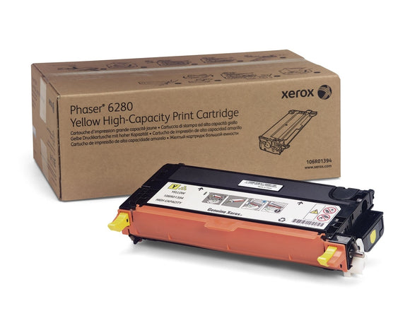 Xerox High Capacity Yellow Print Cartridge for Phaser 6280 5.9K Page Yield
