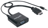 Manhattan HDMI (Male) - VGA (Female) Converter Black 151450