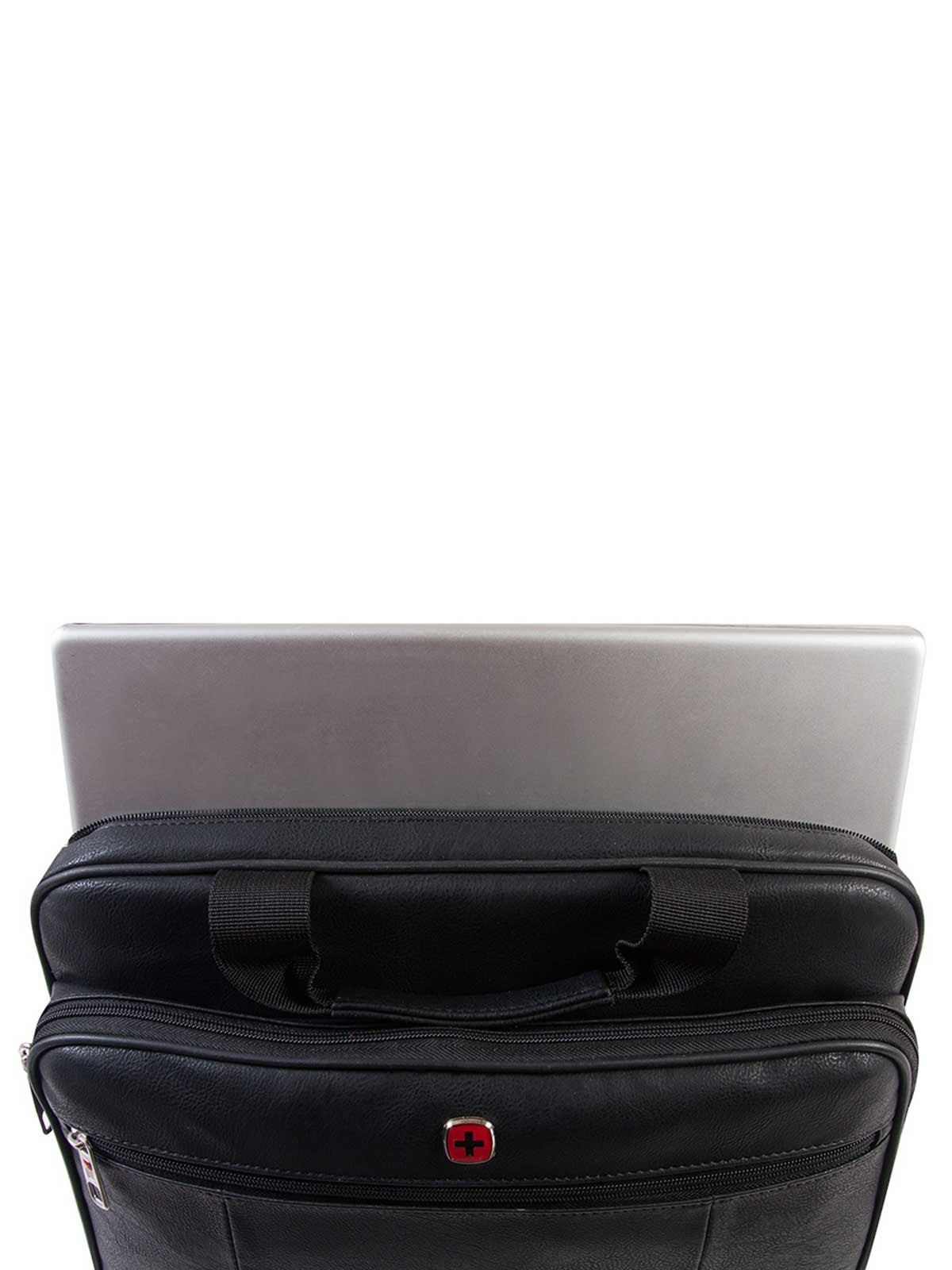 Swiss Gear International Carry-On Size Top Load Case - Holds Up to 15.6-Inch Laptop, Black