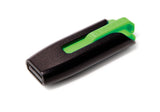 Verbatim 16GB Store 'n' Go V3 USB 3.0 Flash Drive, Black/Green 49177