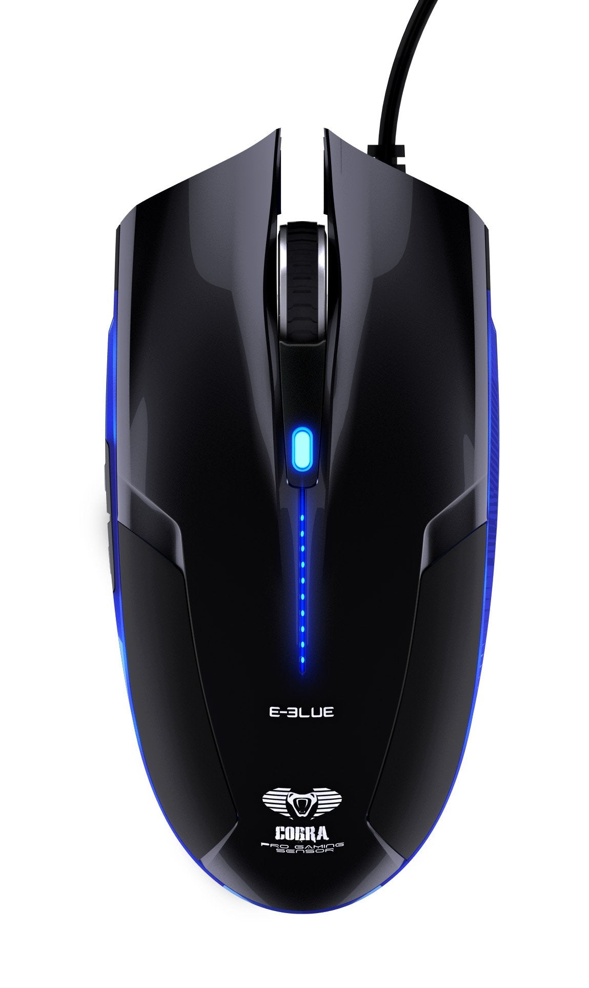 EBLUE Cobra Premium Gaming Mouse - Adjustable 600/1200/1800/2400 DPI - Up to 16 G Acceleration