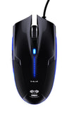 EBLUE Cobra Premium Gaming Mouse - Adjustable 600/1200/1800/2400 DPI - Up to 16 G Acceleration