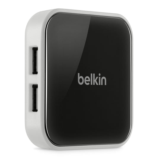 Belkin Powered Desktop USB Hub (7-Port), Black and White