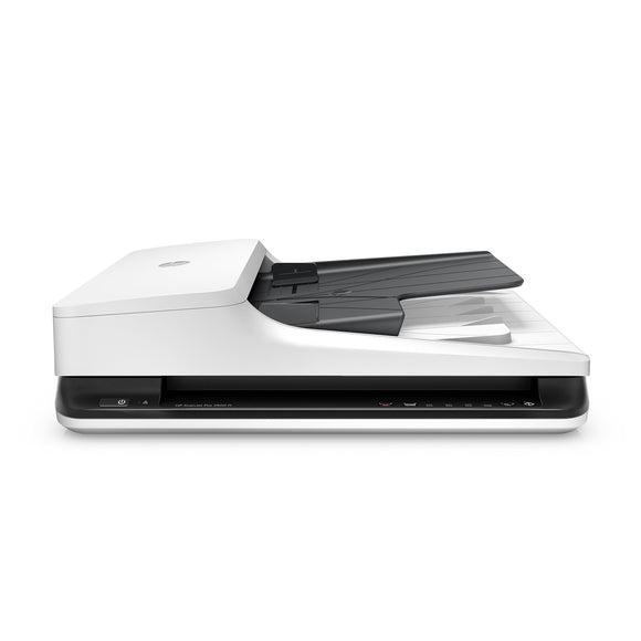 HP Scanjet Pro 2500 f1 Flatbed Scanner, Black, White