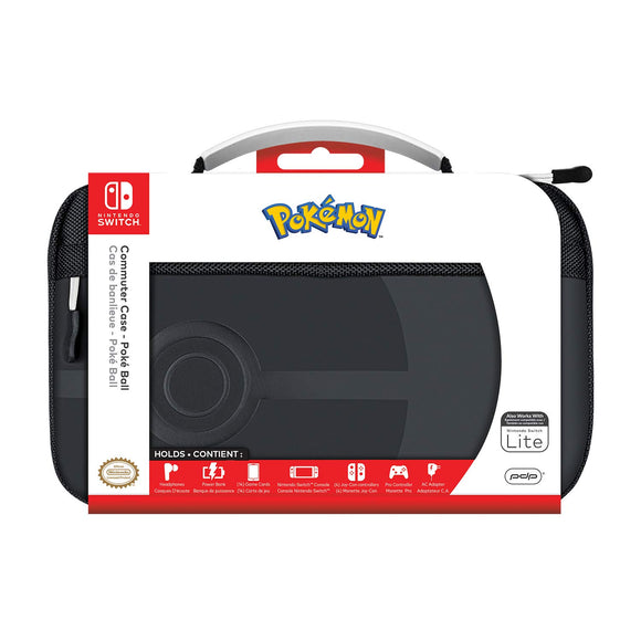 PDP Nintendo Switch Pokemon Pokeball Commuter Case Compatible with Switch and Switch Lite, 500-166