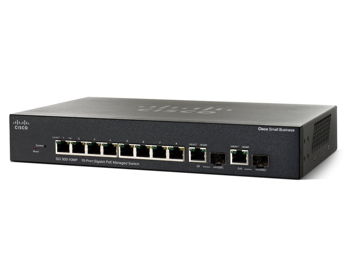 SG300-10MPP 10-port Gigabit Ma