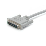 StarTech.com SC10MM Straight Through Serial Parallel Cable, DB25 M/M, 10-Feet (Gray)