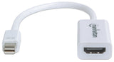 MANHATTAN MHC Mini DisplayPort to HDMI Adapter Cable, 15cm, White (151399)
