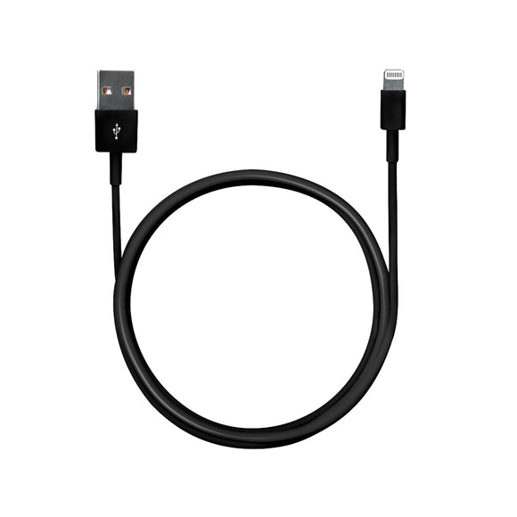 Kensington K39686AM Lightning Charge and Sync 3.3 Foot Cable for iPhone 5/iPad Mini/iPad 4/iPod Nano 7/iPod Touch 5-Retail Packaging, Black