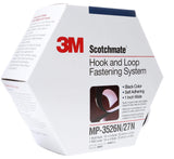3M Scotchmate Hook and Loop Fastening System, 1-Inch by 5-Yard, Black