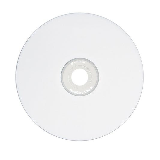 Verbatim MediDisc DVD-R 4.7GB 8X White Thermal Printable 50 Disc Spindle 94907