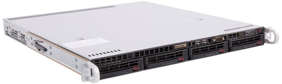 Supermicro SuperServer LGA1150 350W 1U Rackmount Server Barebone System, Black SYS-5018D-MTLN4F